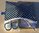 Kunterbunte Tasche Erste Hilfe 17x13 cm, dunkelblau mit weißem Reißverschluss